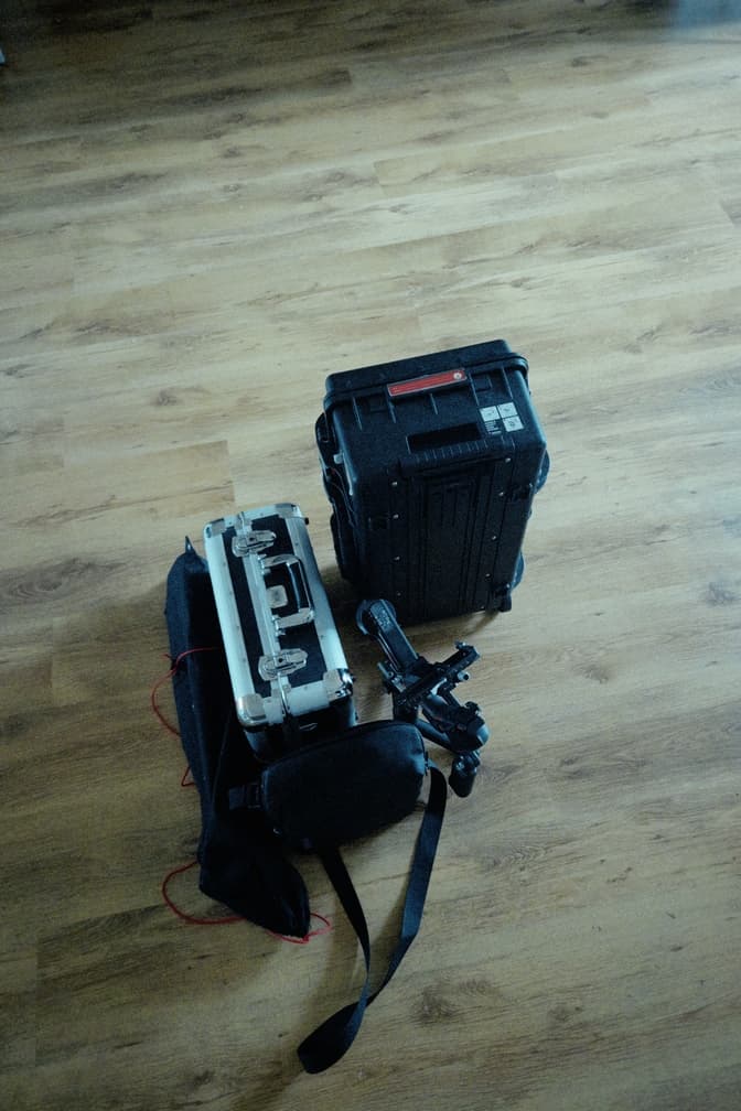 Behind the Scenes, Produktions-Equipment für Drehs