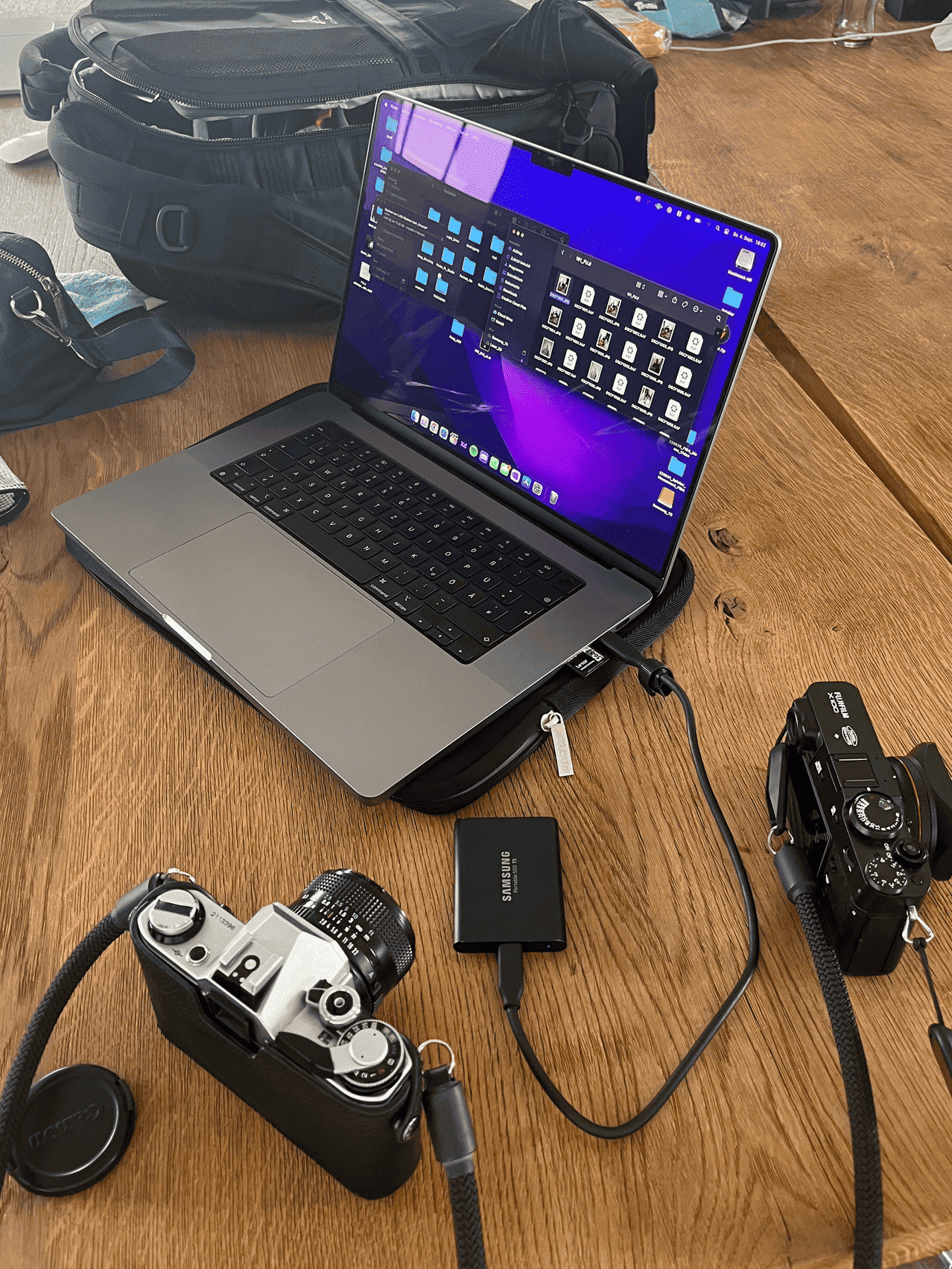 Behind the Scenes, Bildauswahl und Postproduktion