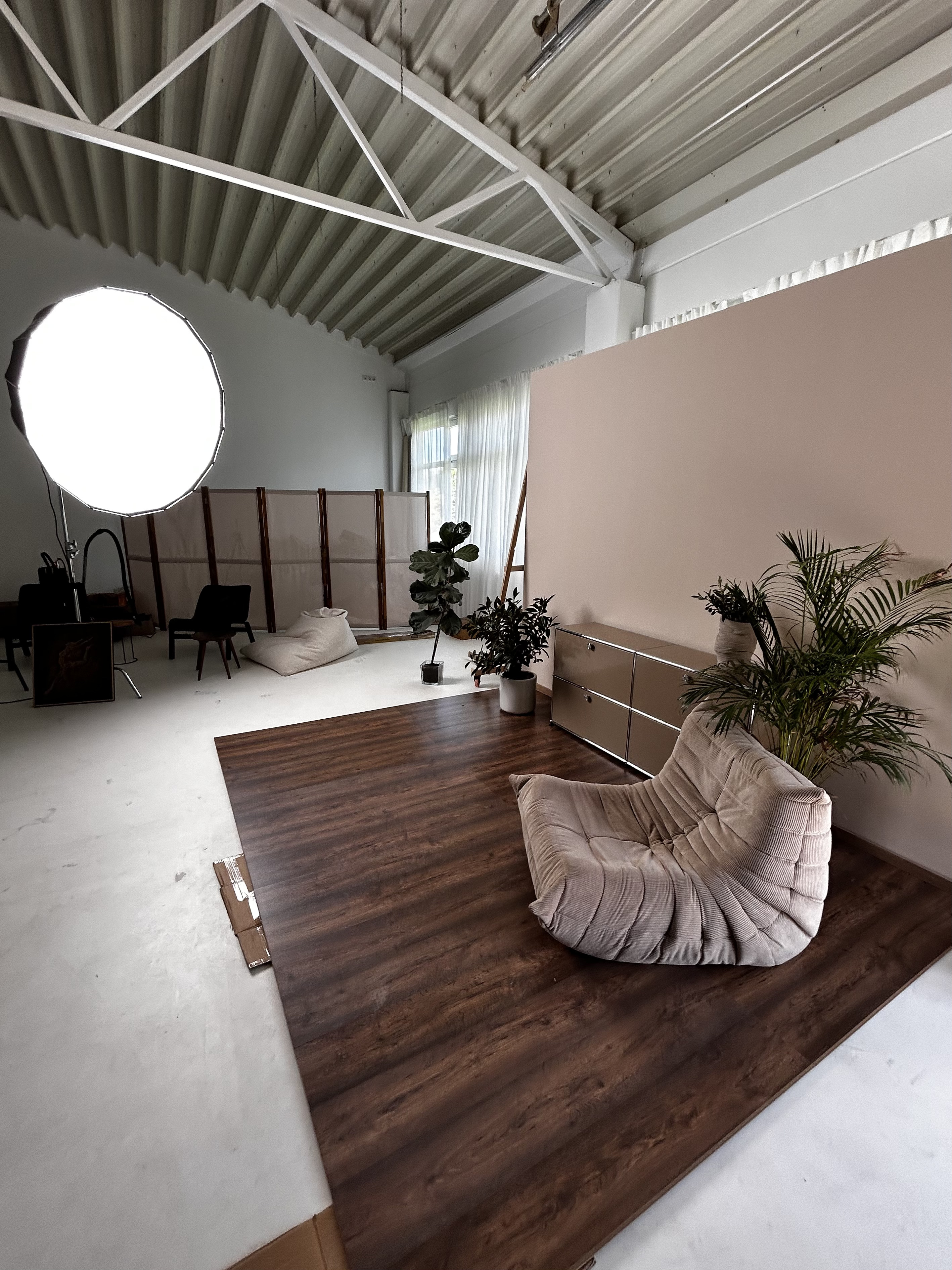 Behind the Scenes, Studio-Set und Lichtsetup