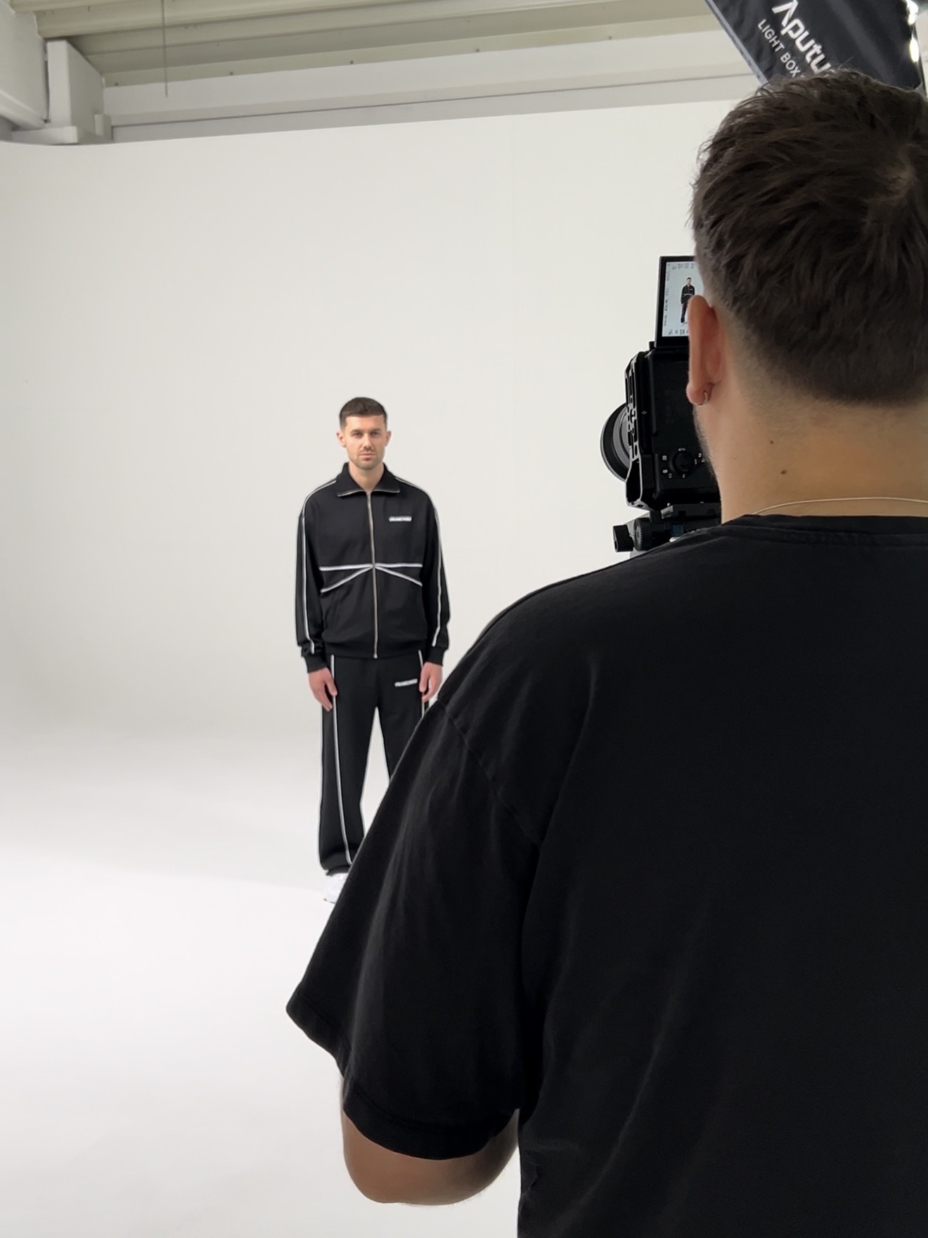 Behind the Scenes, Talking-Head Videoaufnahme im Studio